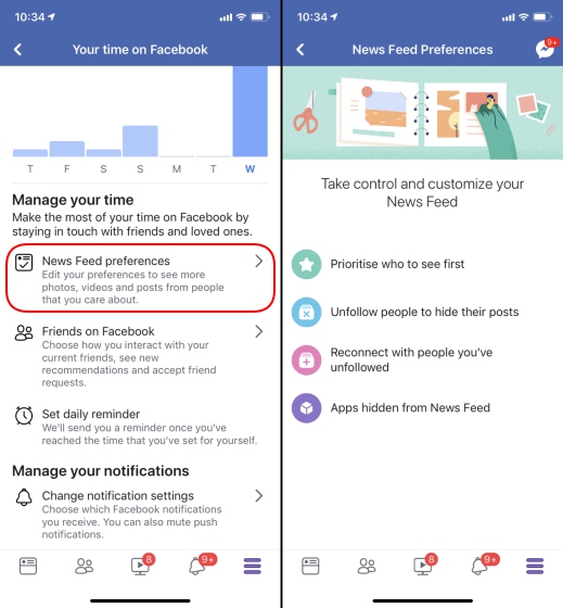 Facebook Now Tells You How Much Time You Spend on Facebook