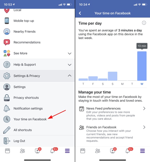 Facebook Now Tells You How Much Time You Spend on Facebook