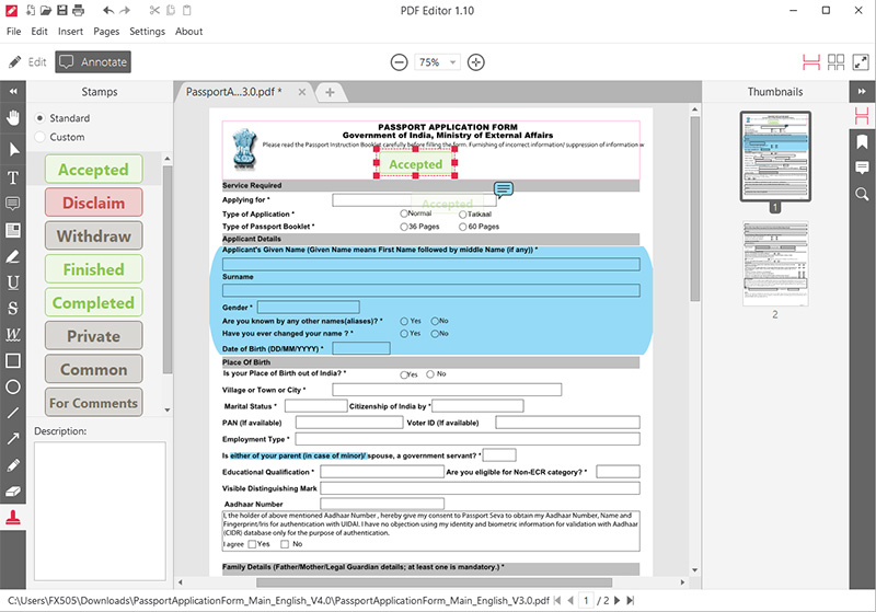 icecream pdf editor serial