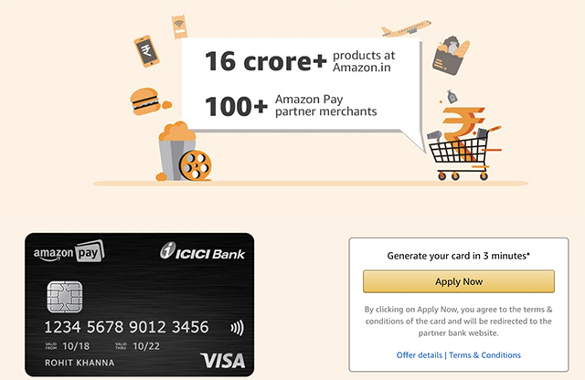 Amazon Announced New Visa Credit Card With ICICI Bank to Increase Amazon Pay Users