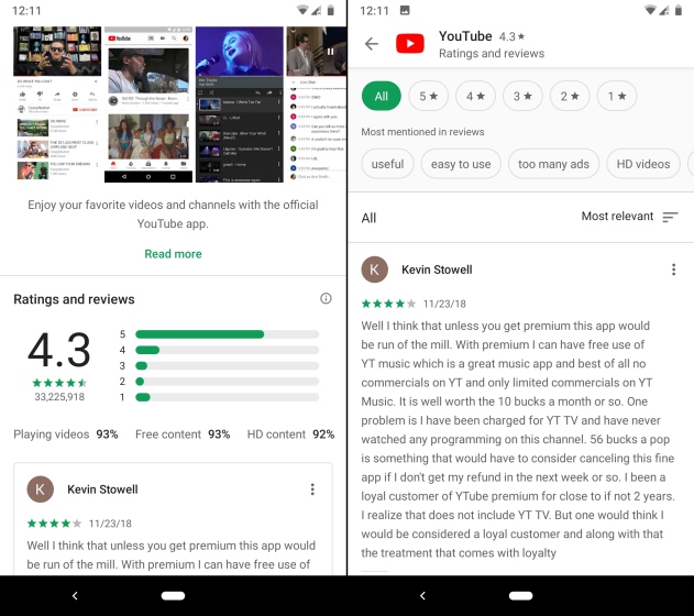 Google Play Store ‘Ratings and Reviews’ Section Could Get Much-Needed New Look