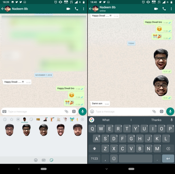 قم بإنشاء ملصقات مخصصة لتطبيق WhatsApp