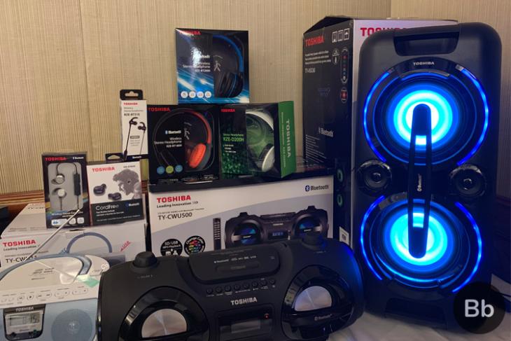 toshiba audio products launch
