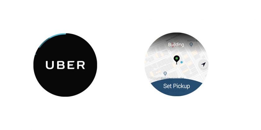 uber on galaxy watch