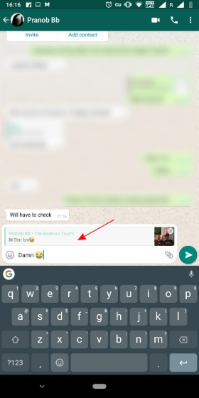WhatsApp Adds Option to “Reply Privately” in Latest Android beta