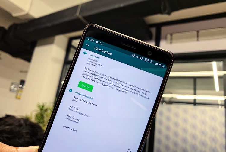 whatsapp backup google drive