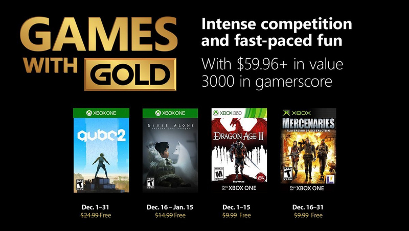 Here are the Free PlayStation Plus and Xbox Live Gold Games for December