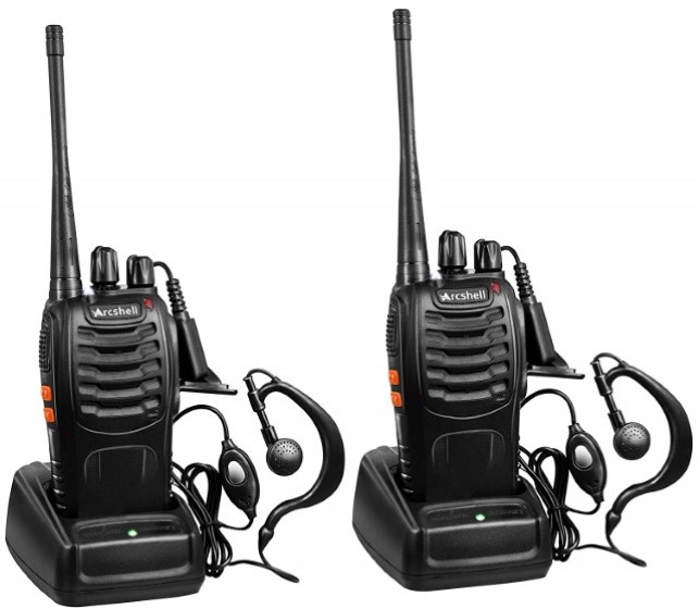 1. Arcshell Rechargeable Long Range Two-Way Radios