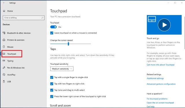 1. Learn Useful Touchpad Gestures