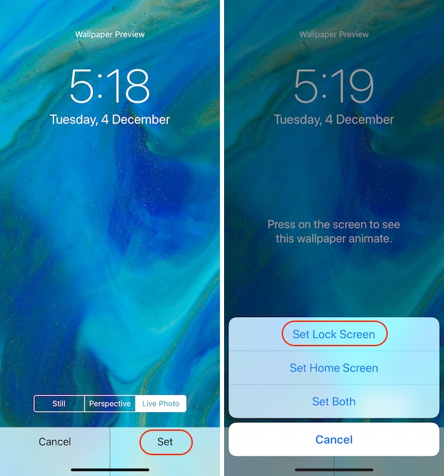 3. Bonus- How to Use Native Live Wallpapers on iPhone