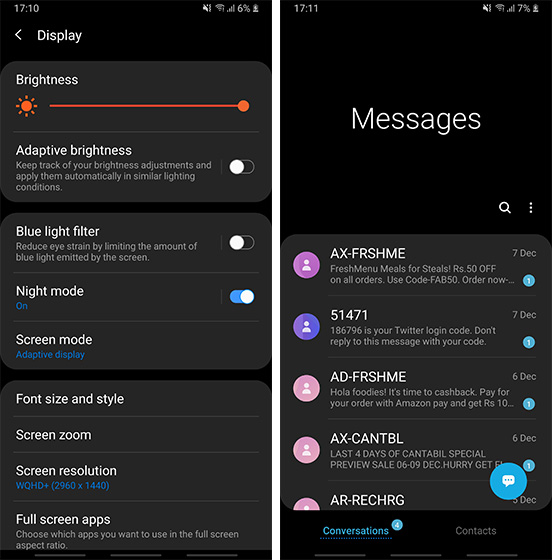 mode ui download one theme dark One Should Samsung UI About You  13  Features Know Beebom Cool