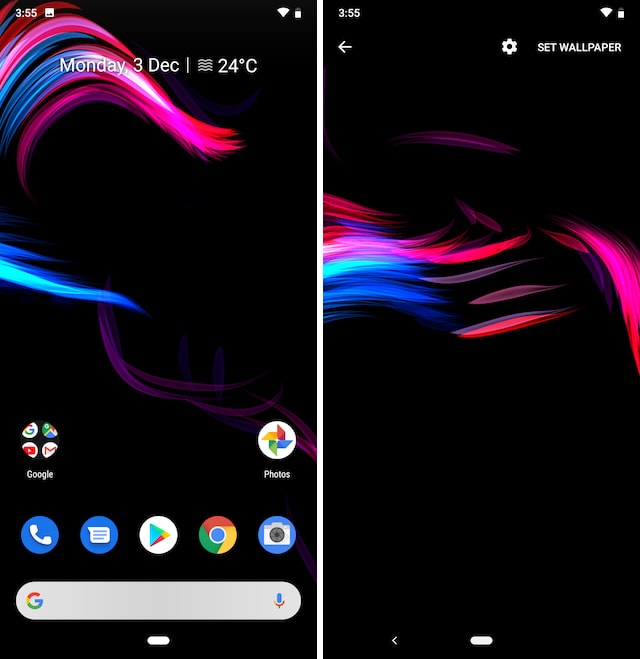 8. AMOLED LiveWallpaper