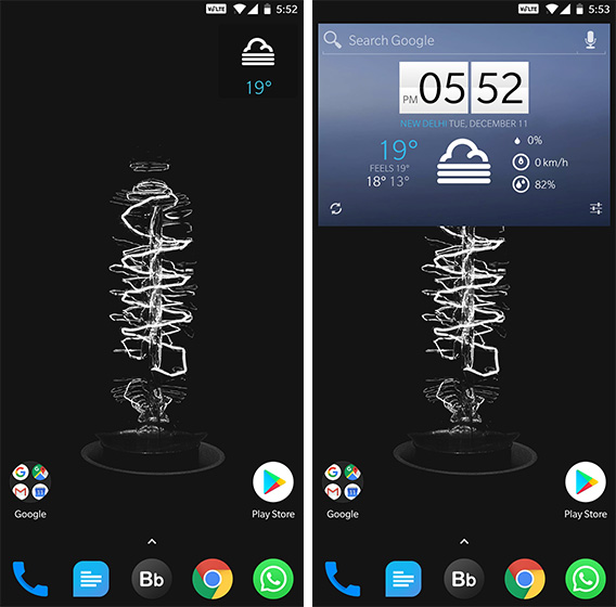 Android Widgets 1Weather