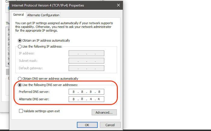 Исправить dns. DNS Probe finished NXDOMAIN В Windows 10.