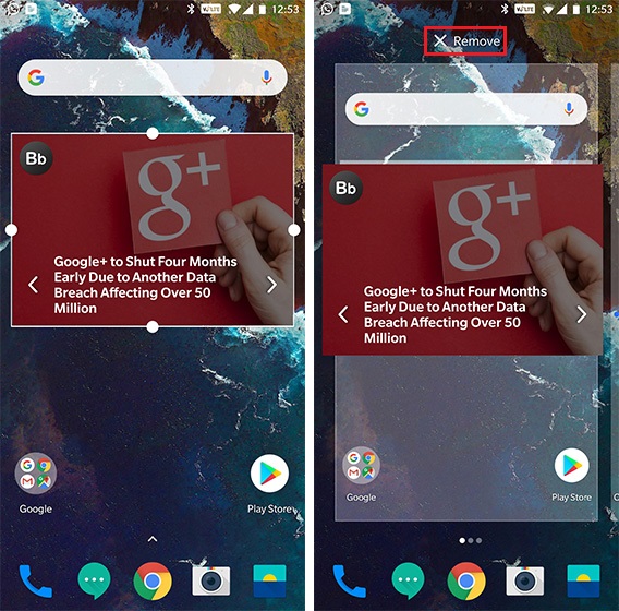 Add Widgets Android