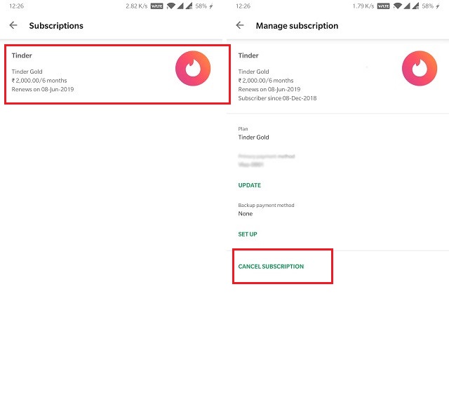 How to Cancel Tinder Gold Subscription on Android 2