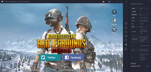 PUBG Mobile PC controls