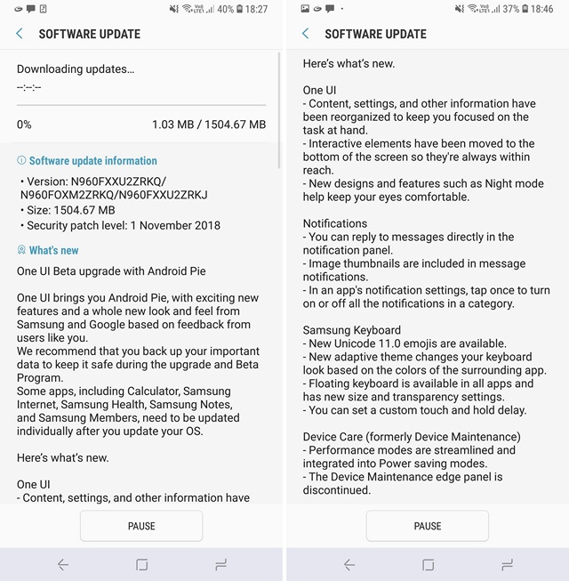 How to install One UI Beta on Galaxy Note 9, S9 and S9 Plus