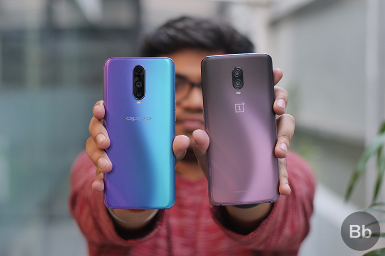 oppo r17 pro vs OnePlus 6T thunder purple