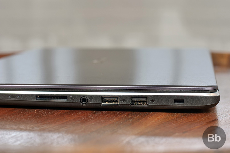 vivobook x505za review - ports - right