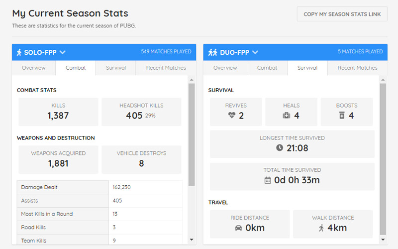 pubg stats