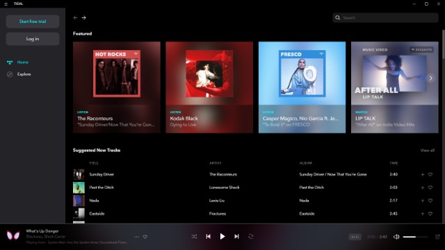 Настройка tidal windows 10