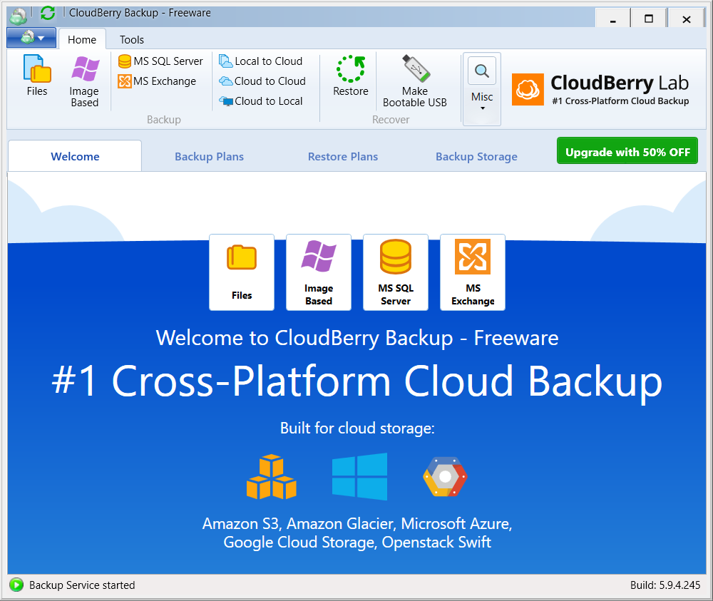 best backup software cloudberry
