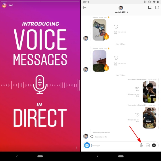 Voice Messages in Instagram Direct are Finally Here