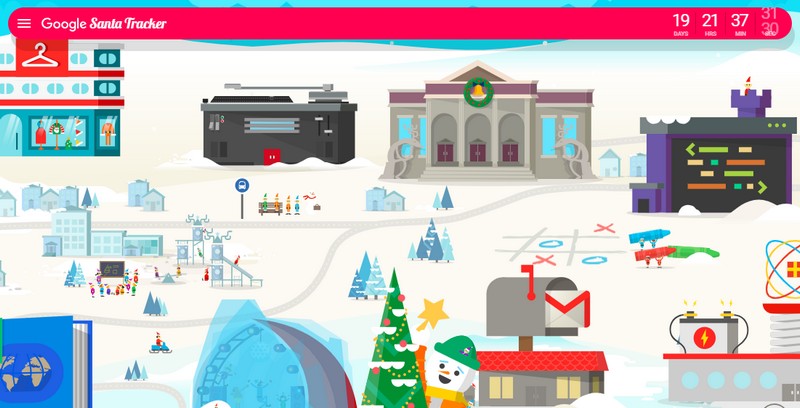 Google's Santa Tracker lets you play games and learn coding as you