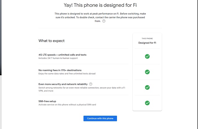 setting up google fi 4