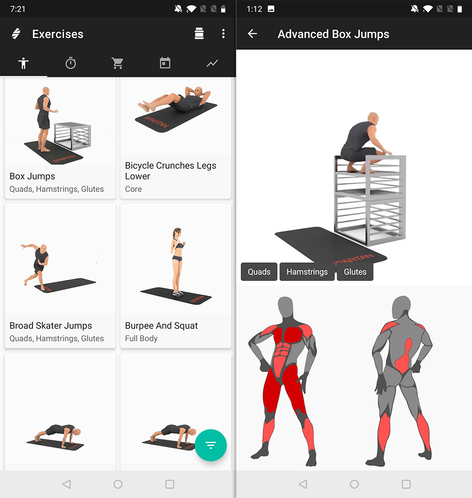 Best Workout Apps spartan body weight