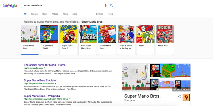 Google Has a 'Super Mario Bros.' Easter Egg : r/google