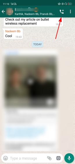 WhatsApp Beta for Android Adds Group Calling Button in Group Chats