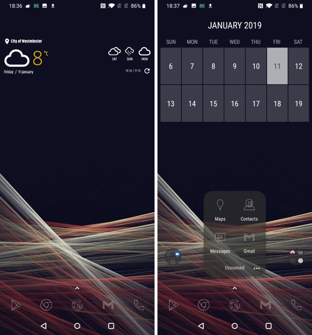 futuristic nova launcher themes