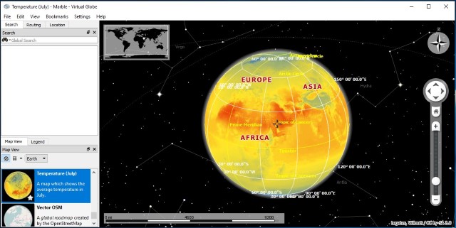 2. Marble Google Earth Alternatives