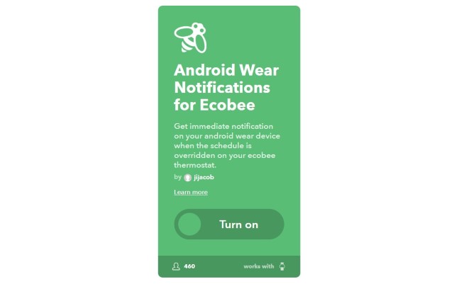 3. Get Android Wear Notifications for Ecobee