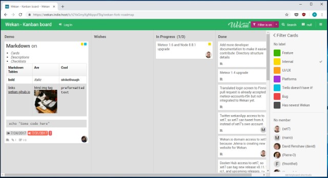 Trello alternative linux