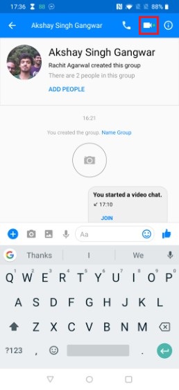 6. Start a Group Video Call