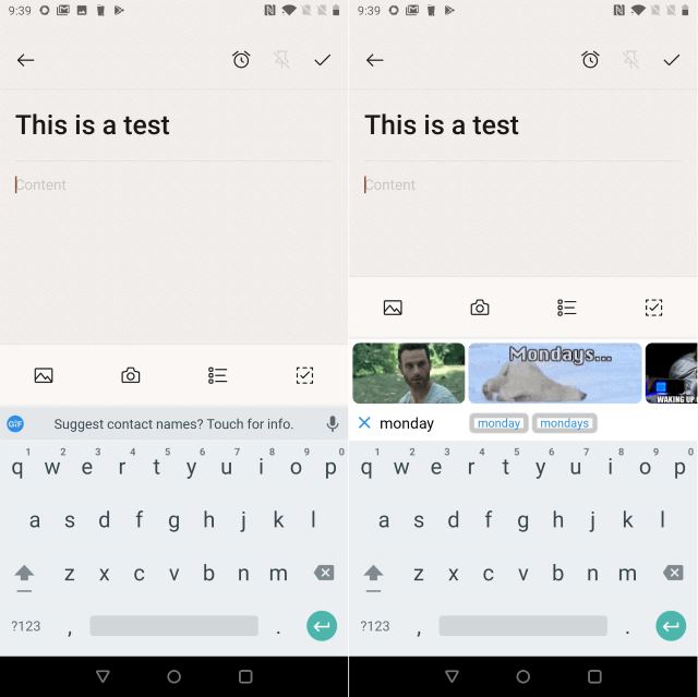 is the gif keyboard app free