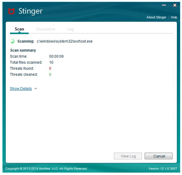 McAfee Stinger