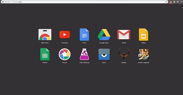 open chrome app