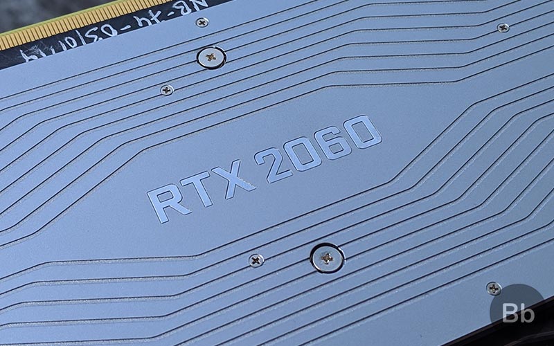 RTX 2060 backplate
