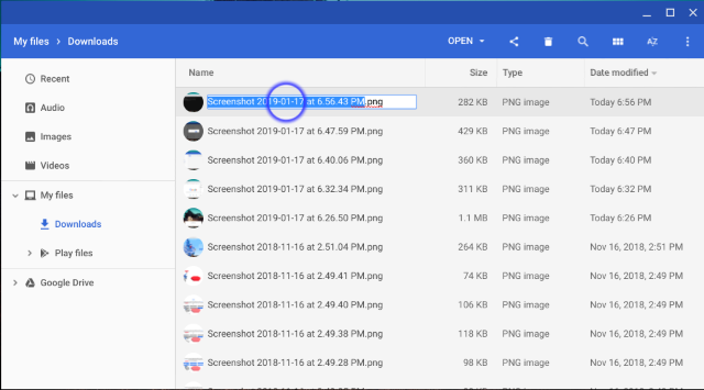 keyboard shortcut for rename file