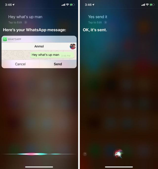 تكامل Siri