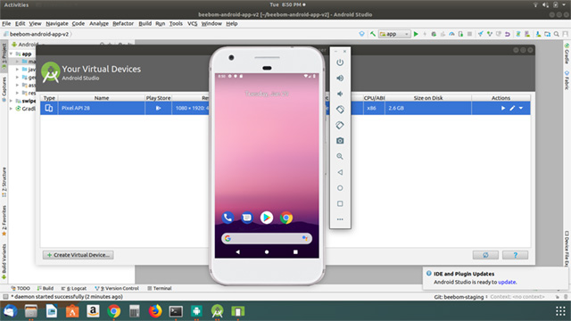 android studio linux