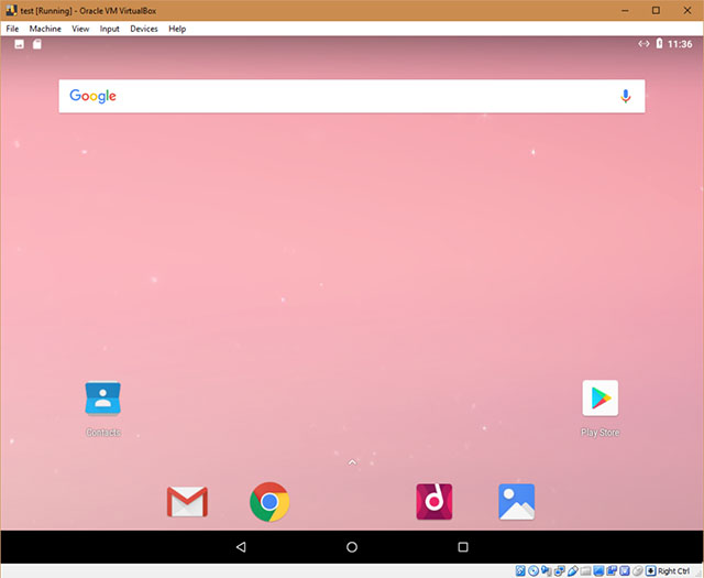 android x86 screenshot