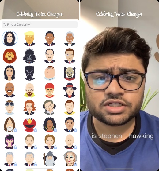 free celebrity voice changer app