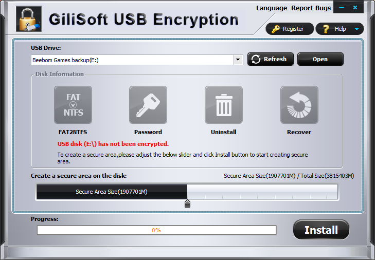 download the new for android Gilisoft Full Disk Encryption 5.4