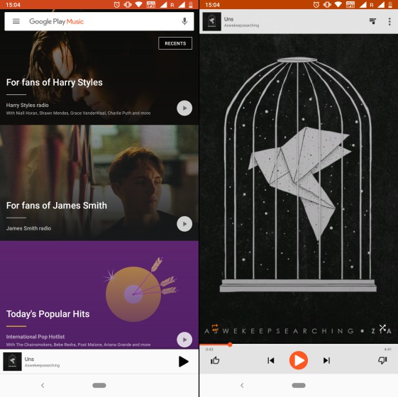 google play music - spotify alternative