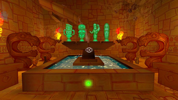 hidden temple Google Cardboard game